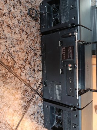Radio Casete Sony Negro/Gris
