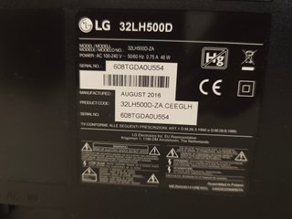 Televisor LG 32 pulgadas
