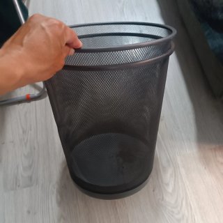 Papeleras de Malla Metálica Negras (Pack)