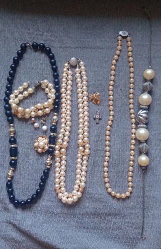 Conjunto Joyas: Collares, Pulsera, Pendientes