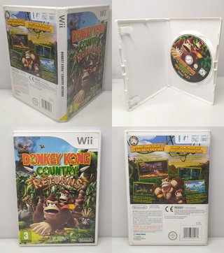 Nintendo Wii Bianca + Giochi Donkey Kong + Extra (LEED)