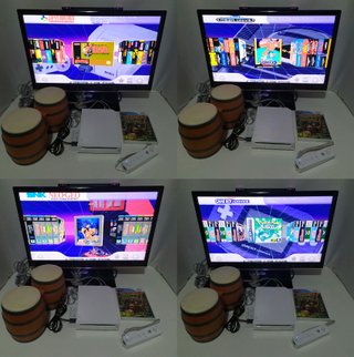 Nintendo Wii Bianca + Giochi Donkey Kong + Extra (LEED)