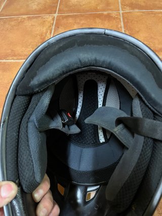 Casco Moto HX Safety Negro y Blanco