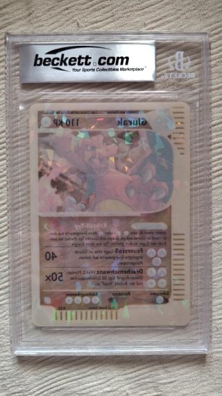 Charizard Glurak SK Box Topper Oversized Crystal