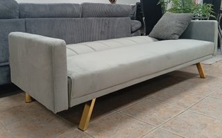 Sofá Cama Bogotá. Gris. Cómodo. ¡EN REBAJA!