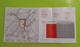 2 Mapas Antiguos Madrid Metro/Cercanías + 2 Regalo