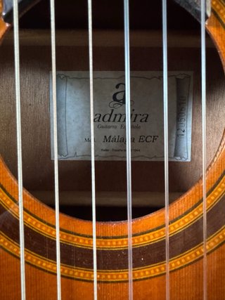 Guitarra Admira Málaga ECF