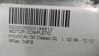 HYUNDAI I30 Classic GL MOTOR COMPLETO