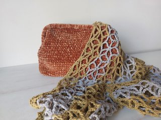 Bolso de mano crochet nuevo