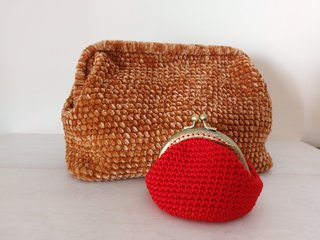 Bolso de mano crochet nuevo