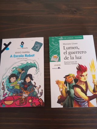 A Escola Robot y Lumen el guerrero de la luz