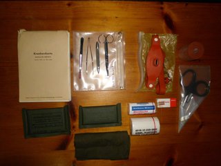 Bolsas de sanitario ejército alemán completas