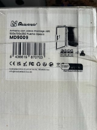 Armario distribución pared 50x70x25 ABS