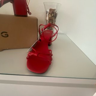 Sandali rossi Mango
