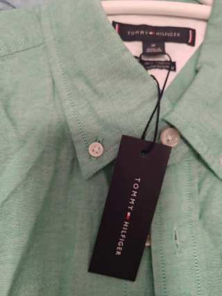 Camisa Tommy Hilfiger verde M