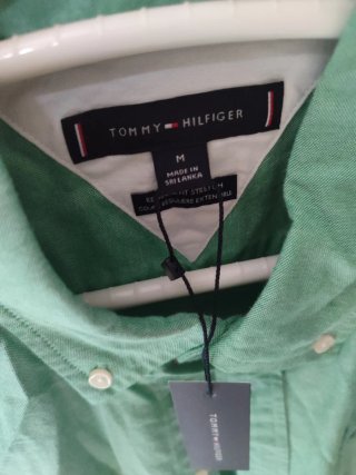 Camisa Tommy Hilfiger verde M