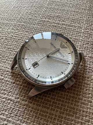 Reloj Emporio Armani Plata y Blanco