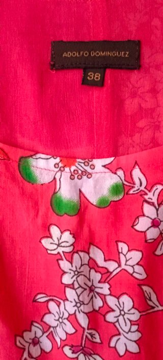 Vestido de verano floral rosa