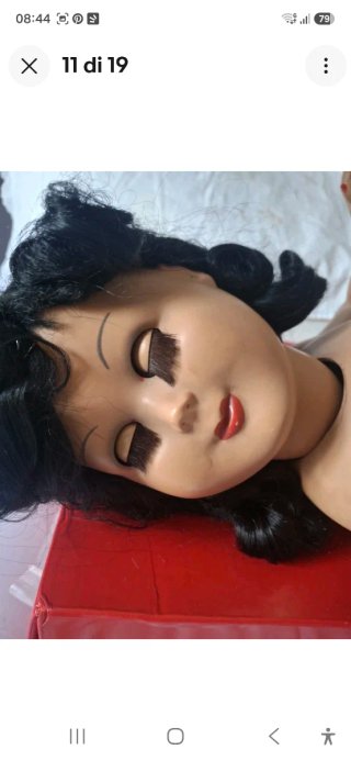 Bambola anni '50/'60 h.57cm
