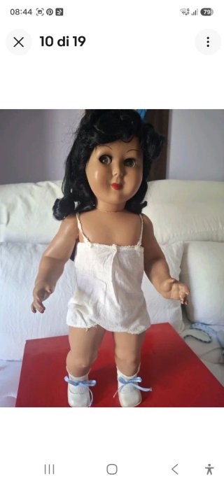 Bambola anni '50/'60 h.57cm