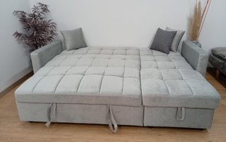Sofá Cama Krys. Chaiselong. Arcón. Cómodo. Oferta!