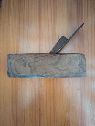 Cepillo carpintero madera antiguo