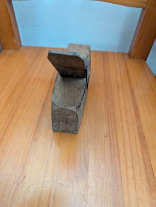 Cepillo carpintero madera antiguo