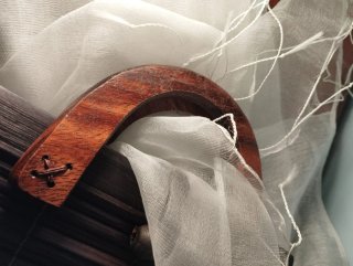 Borsa bambù manici legno
