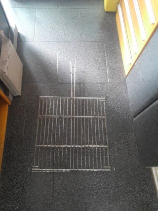 Parrilla 50 x 50 Acero Inox.
