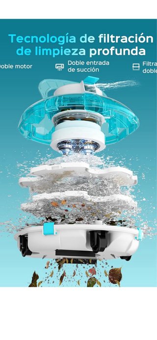 Robot Limpiafondos Winny 200 Inalámbrico