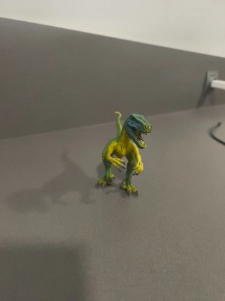 Velociraptor Schleich Verde y Azul