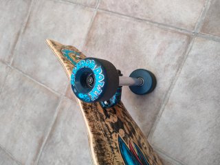 Patinete Longboard Cruiser Surf 98cm Bambú