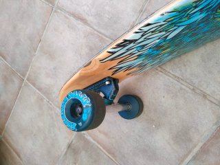 Patinete Longboard Cruiser Surf 98cm Bambú