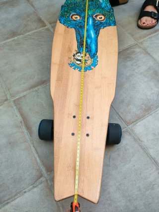 Patinete Longboard Cruiser Surf 98cm Bambú
