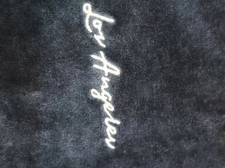 Top crop DONT CALL ME blu XS