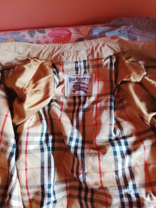Gabardina Burberry Beige Talla M
