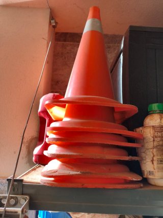Conos de señalización naranja (pack 5)
