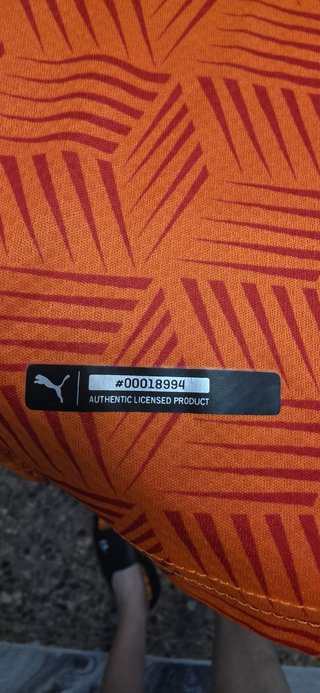 Camiseta Valencia Puma 2020 Naranja y Azul