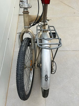 Bicicleta Plegable con Cestillo