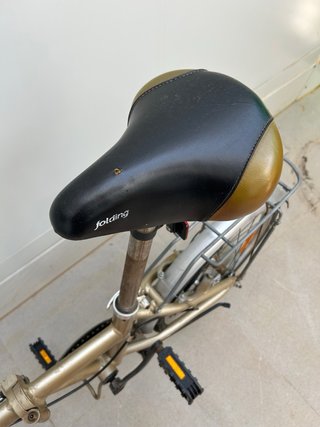 Bicicleta Plegable con Cestillo