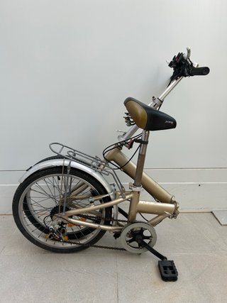 Bicicleta Plegable con Cestillo