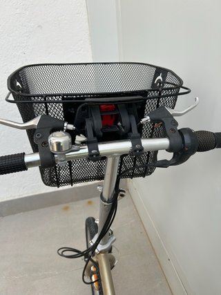 Bicicleta Plegable con Cestillo