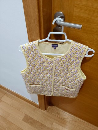 Chubasquero niña 8-9 años rosa y chaleco sergent M
