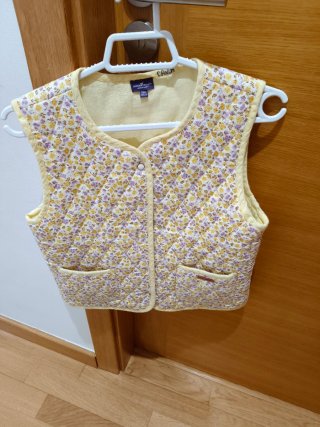 Chubasquero niña 8-9 años rosa y chaleco sergent M