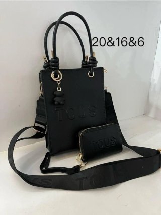 Bolso Tous Blanco con Monedero y Llavero
