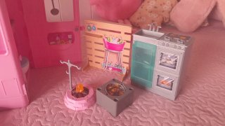 Caravana Barbie Rosa