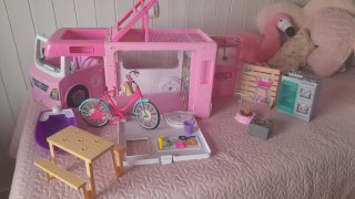 Caravana Barbie Rosa