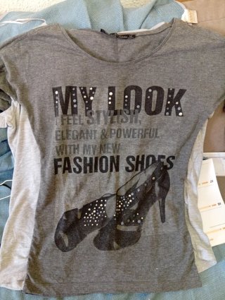 2 Camisetas Mujer Talla M Decoradas