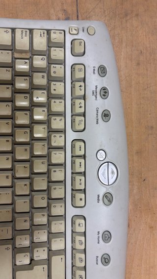 Teclado Logitech Beige/Blanco