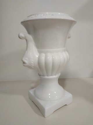 Juego de 2 jarrones de copa de porcelana